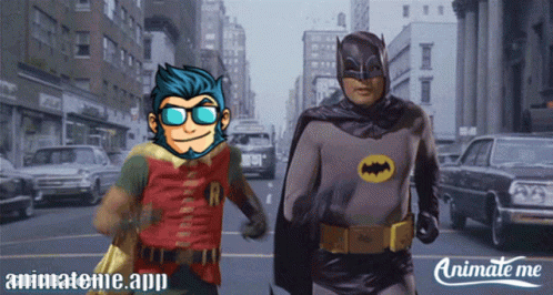 Robin And Batman Animate Me App GIF