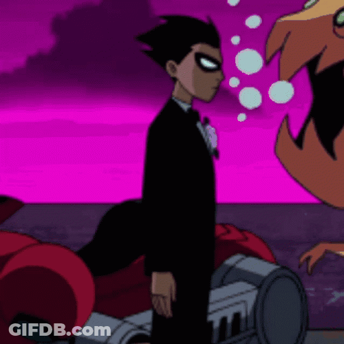 Robin And Starfire GIF