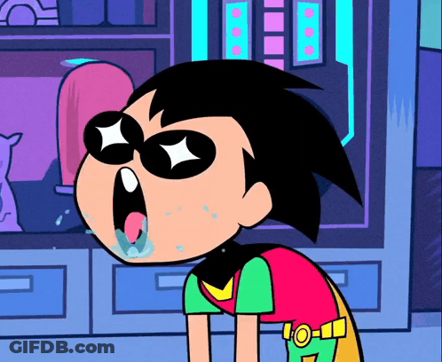 Robin In Sunglasses Making Face GIF