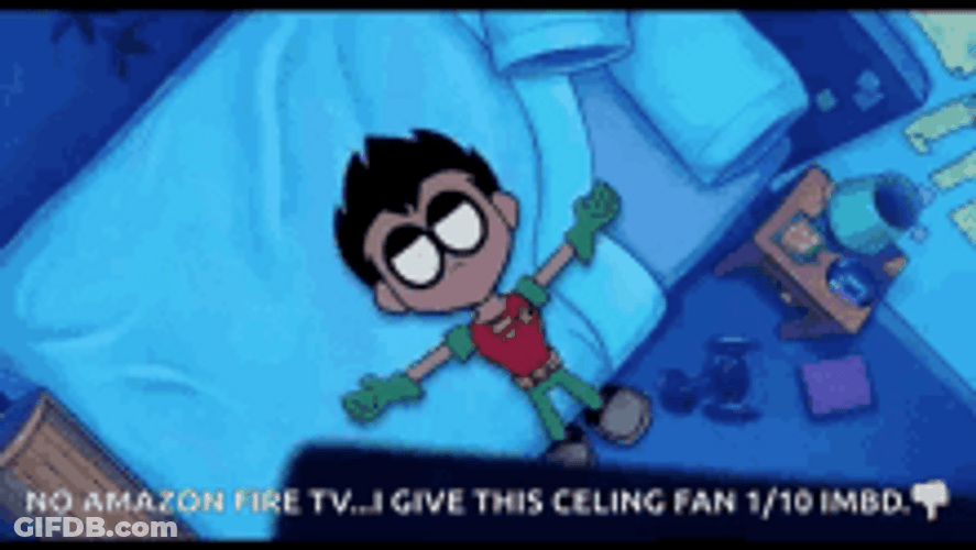 Robin Teen Titans Ceiling Fan GIF