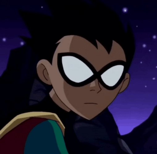 Robin Throwing The Mask GIF