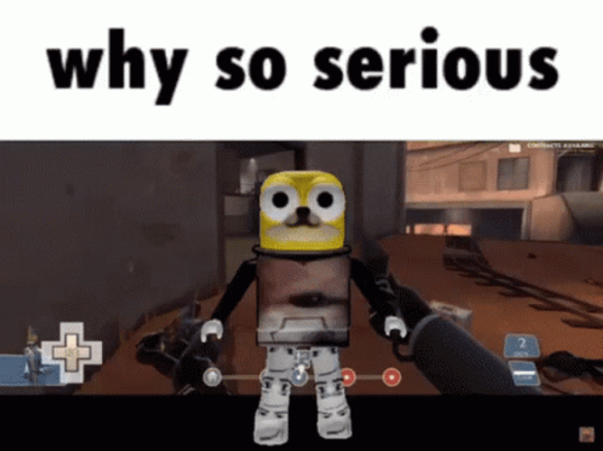 Roblox Animation Why So Serious GIF