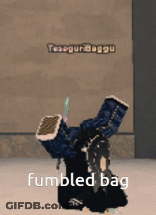 Roblox Break Dance Fumbled Bag GIF