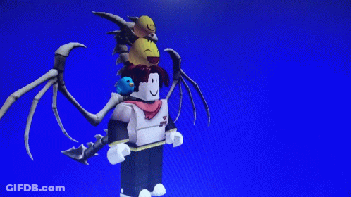 Roblox Character Next To Skeleton GIF