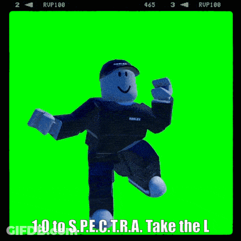 Roblox Character On Green Screen GIF