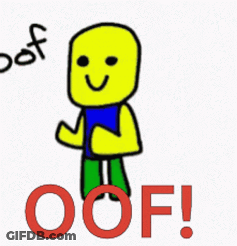 Roblox Character Oof GIF