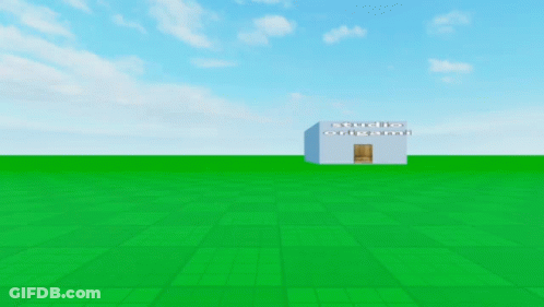 Roblox Character With Smiley Face By Tree GIF