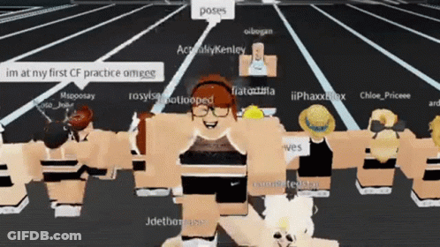 Roblox Characters Saying Poses GIF