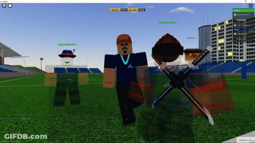 Roblox Man In Red Hat Saying Donald Trump GIF