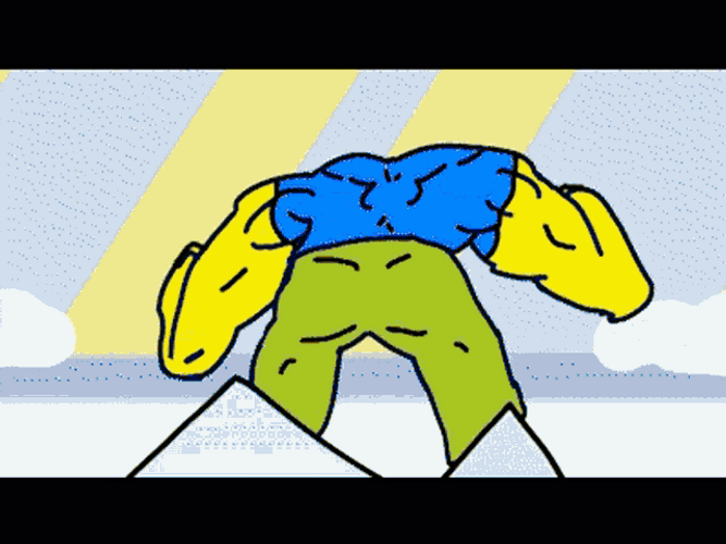 Roblox Muscle Man GIF