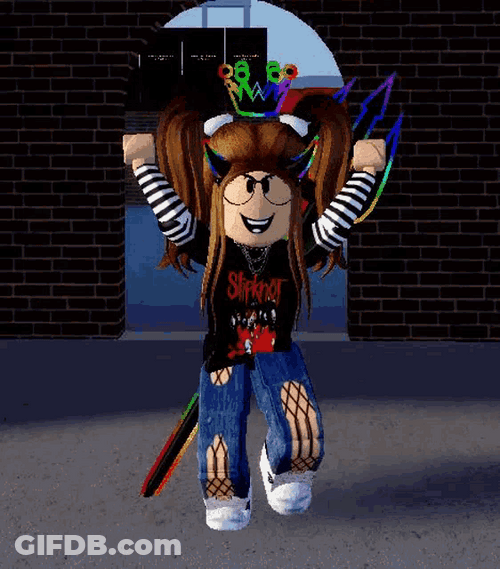 Roblox Nerd Girl GIF