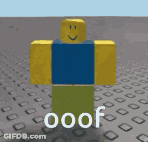 Roblox Oof GIF
