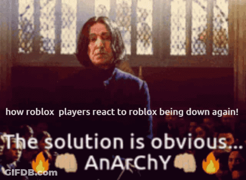 Roblox Player Reacts To Roblox Down GIF