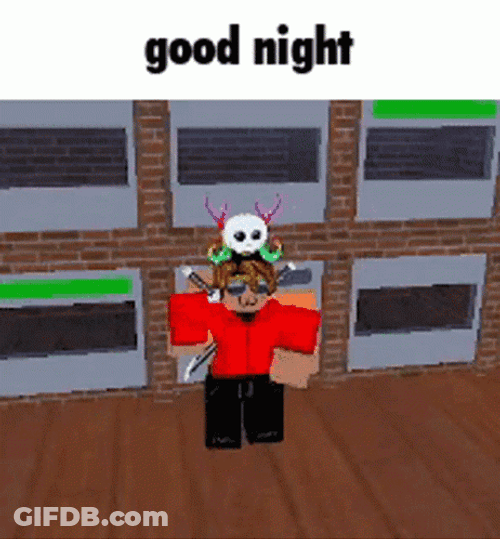 Roblox Rolling Over Goodnight Meme GIF
