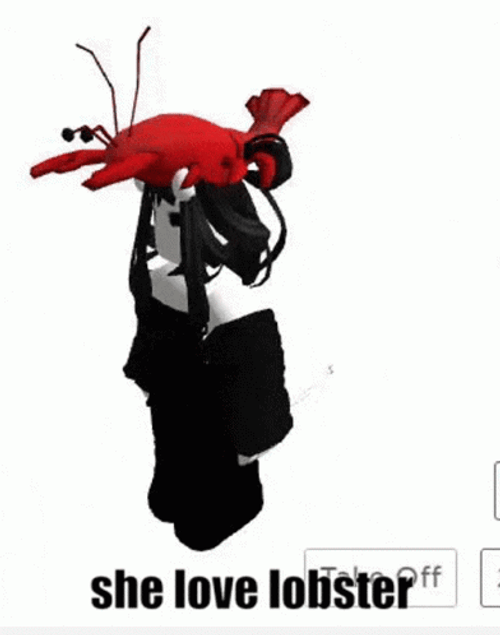 Roblox She Loves Lobster Spin Slow Motion GIF