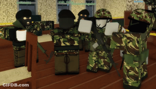 Roblox Soldiers With Irish Name GIF