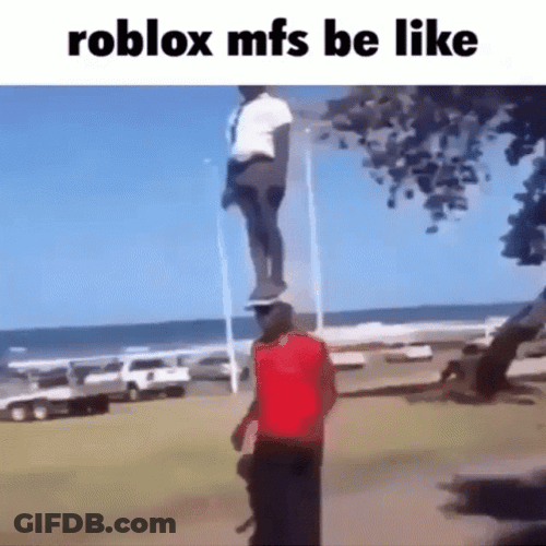 Roblox Standing On Head Meme GIF