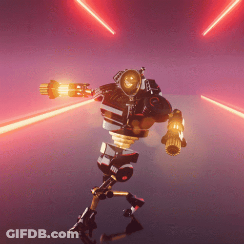 Roboco Plane Robot Dance GIF
