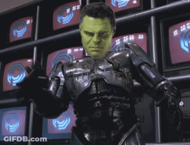 Robocop Hulk Gun Spinning GIF