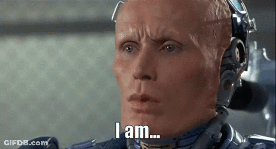 Robocop I Am A Machine Nothing More GIF