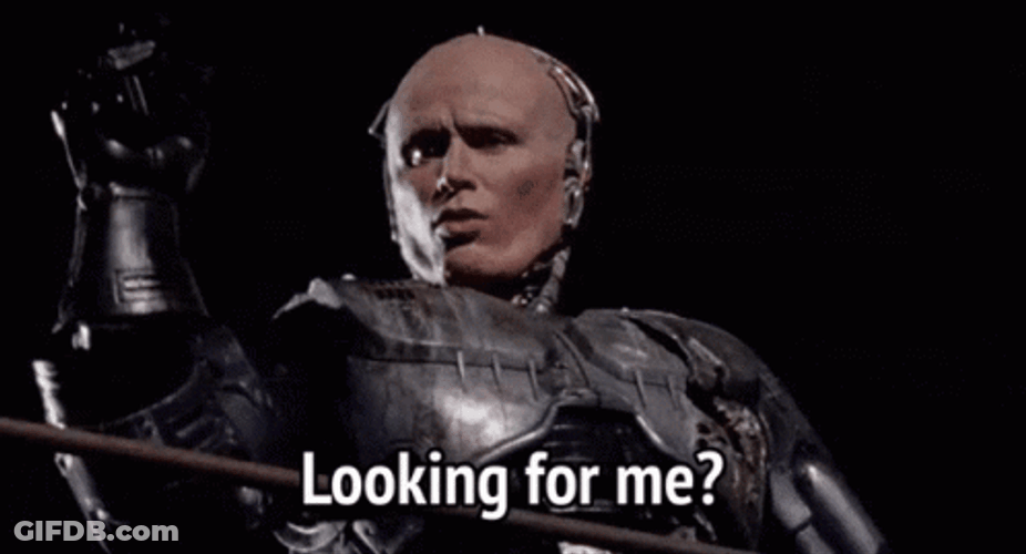 Robocop Looking For Me GIF