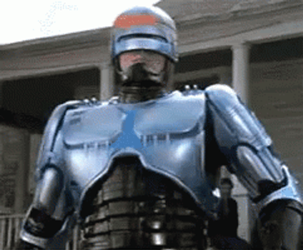 Robocop Pointing Gun GIF