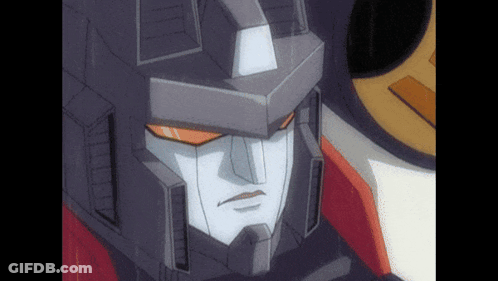 Robot Close Up With Yellow Eye GIF