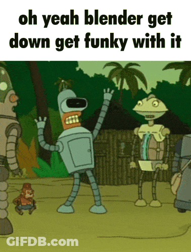 Robot Dancing Get Down Get Funky GIF