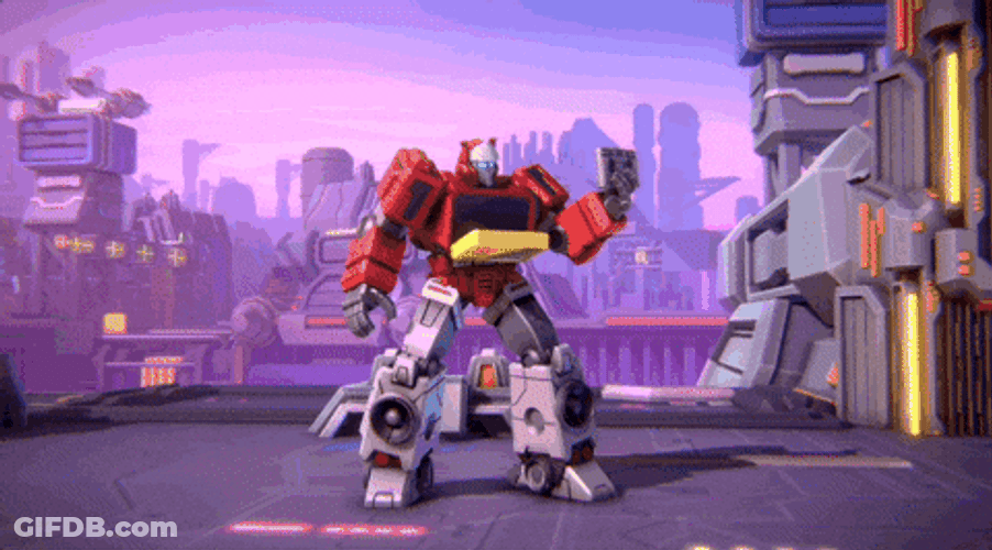 Robot Doing Raygun Breakdance GIF