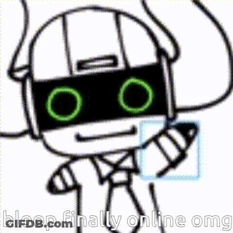 Robot Drawing Bloop Finally Online OMG GIF