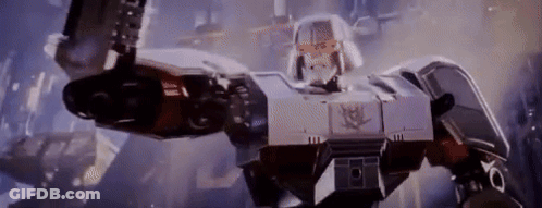 Robot Flying In Transformers Movie Scene GIF