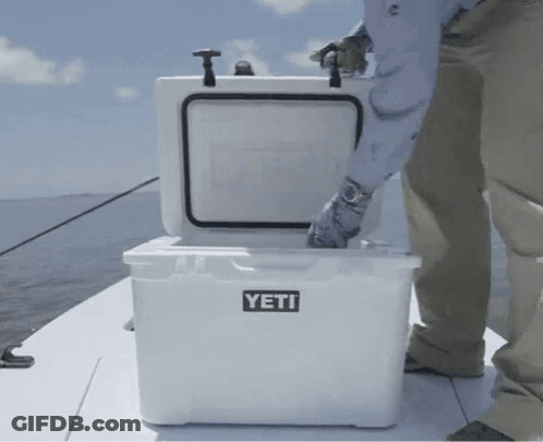 Robot Flying Through Air With Rock GIF