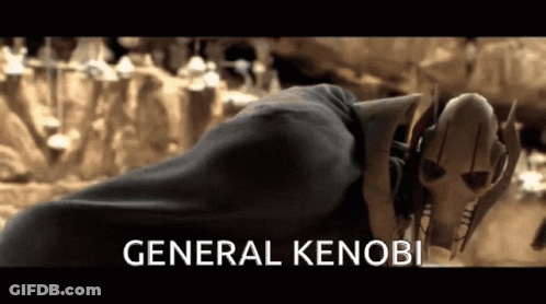Robot General Kenobi GIF