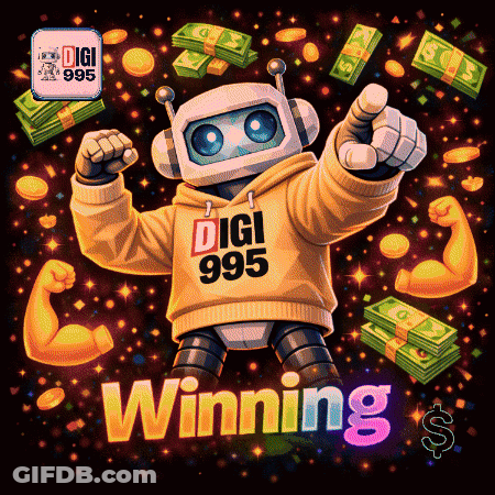 Robot Giving Thumbs Up In Digi 995 Hoodie GIF
