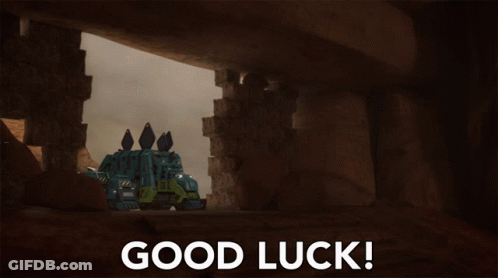 Robot Good Luck GIF