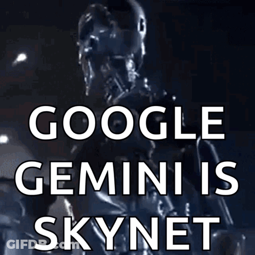 Robot Google Gemini Is Skynet GIF