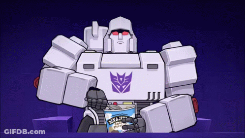 Robot Holding Ben And Jerry's GIF