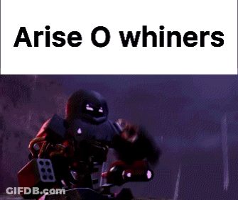 Robot Holding Gun Arise O Whiners GIF