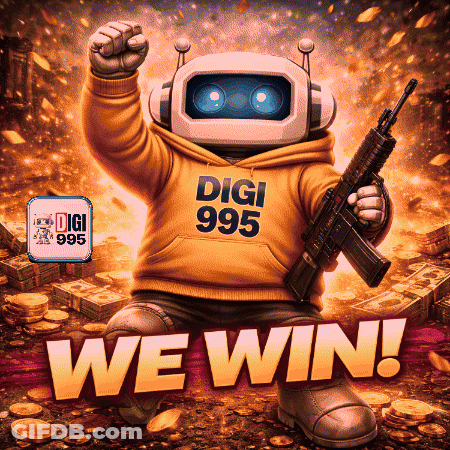 Robot Holding Gun In Digi 995 Sweatshirt GIF
