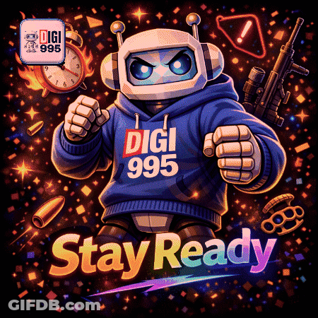 Robot Hoodie Digi 995 Poster GIF