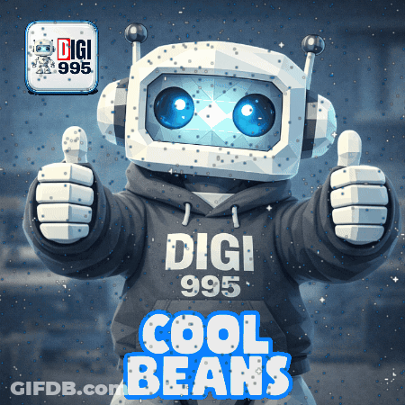Robot In Digi 995 Hoodie Giving Thumbs Up GIF