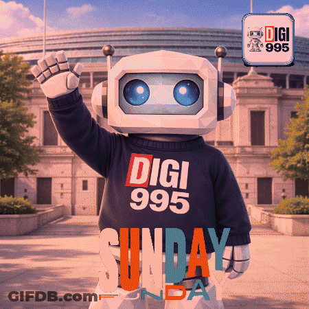 Robot In Digi 995 Sunday Sweatshirt GIF