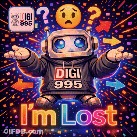 Robot In Digi 999 Sweatshirt GIF