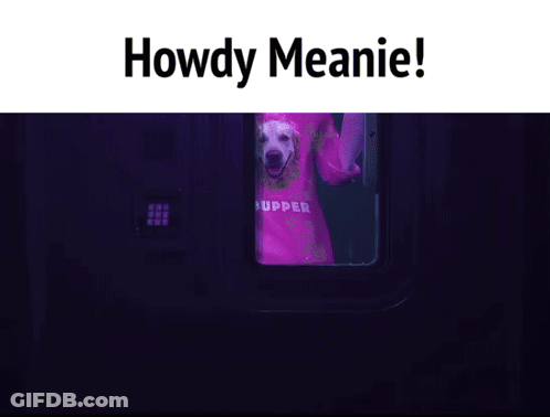 Robot In Pink Shirt Saying Bupper GIF