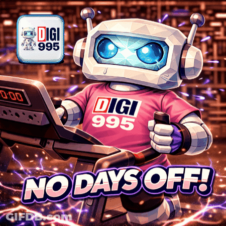Robot In Pink Shirt Saying Digi GIF