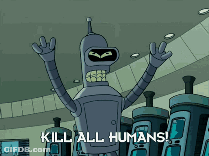 Robot Kill All Humans GIF