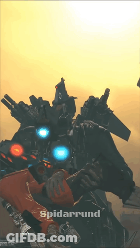 Robot Named Spidarrund GIF