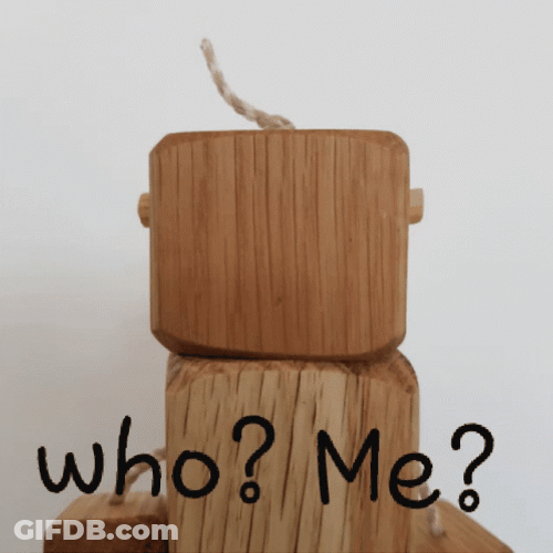 Robot Ned Ned Who Me GIF