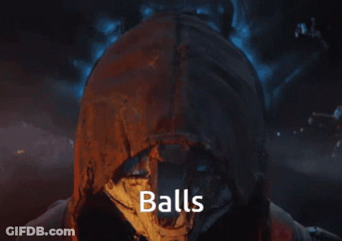 Robot Saying Balls GIF