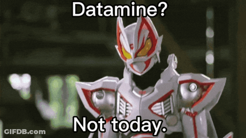 Robot Saying Datamine Not Today GIF